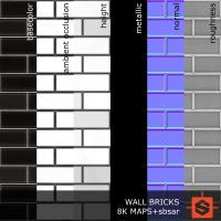 PBR wall brick modern texture DOWNLOAD